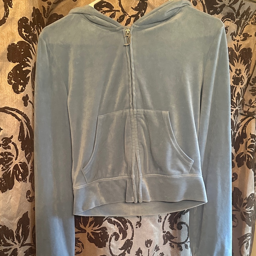 Blue Zip-Up Hoodie
